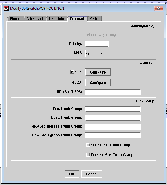 Equipment → Protocol tab