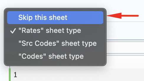 Sheet types