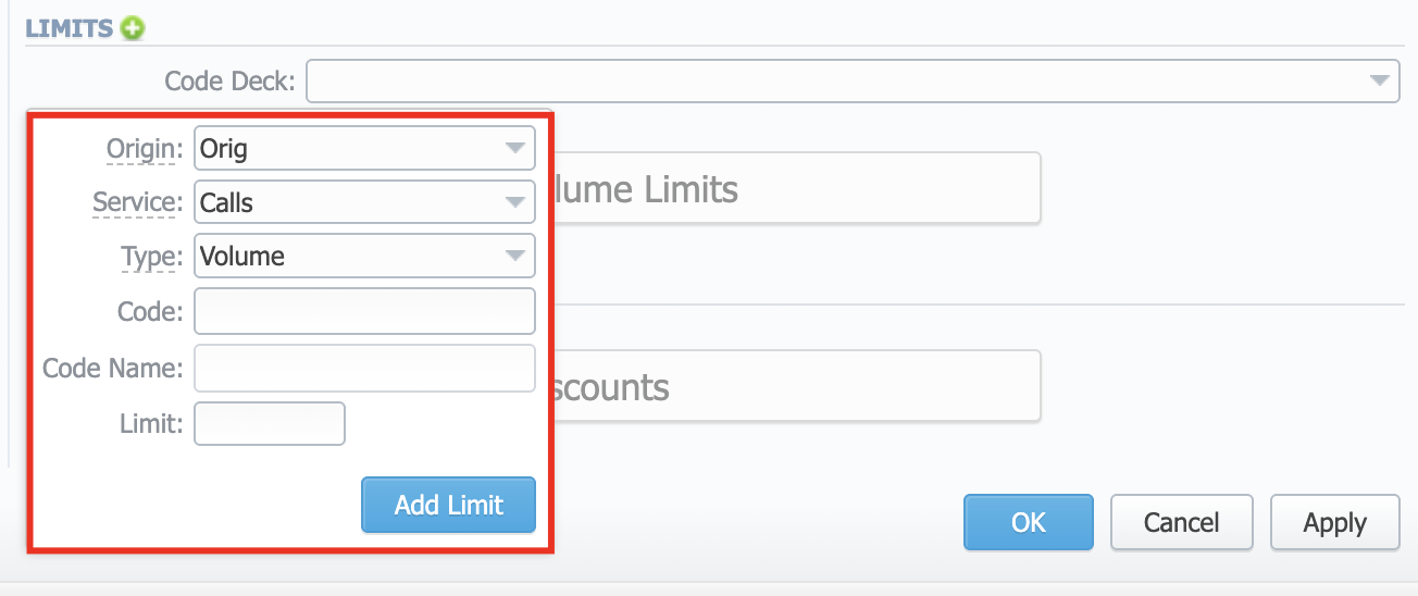 limits view